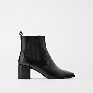 Zara TRF cowboy ankle boot